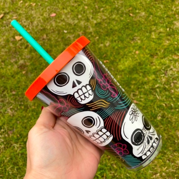 STARBUCKS Mexico Day of the Dead Tumbler Cup - Picture 2 of 7